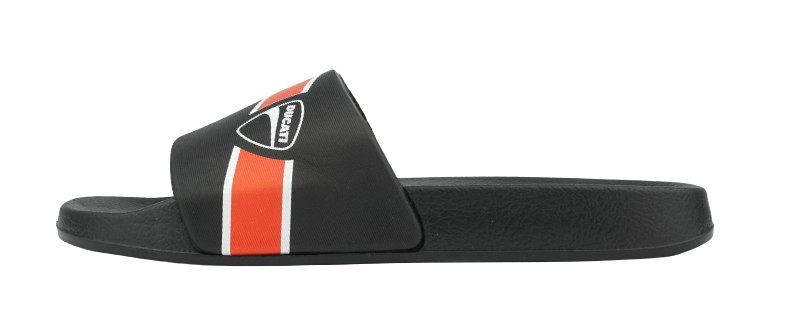 Ducati Slipper Black Red Side View