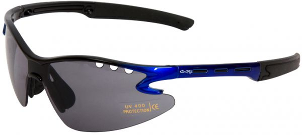 Ons Sunglass Black-Blue Frame Left Side View