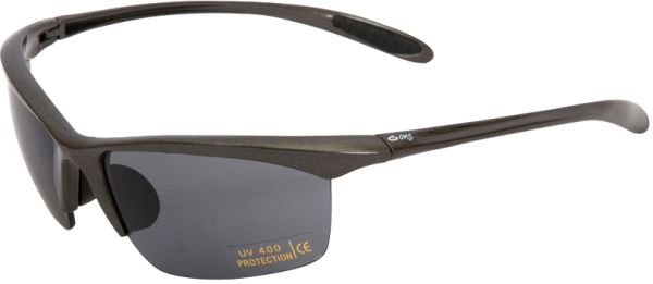 Ons Sunglass Metallic Grey Left Side View