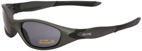 Ons Sunglass Matt Grey Frame Left Side View