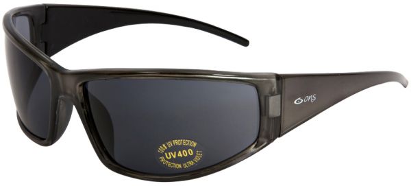 Ons Sunglass Black Silver Frame Side View