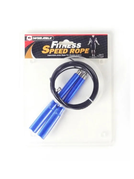 Winmax Steel Jump Rope Blue Side Views