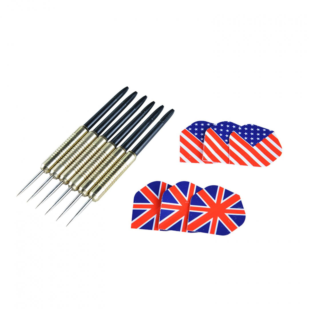 Winmax Cabinet Dartboard Set Dart Front Side View