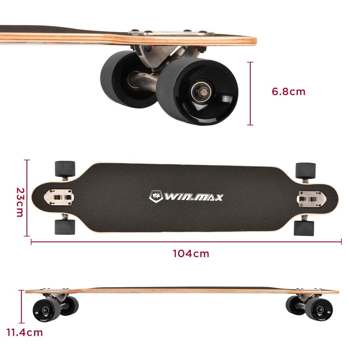 Winmax Longboard-Skateboard (WME76749)