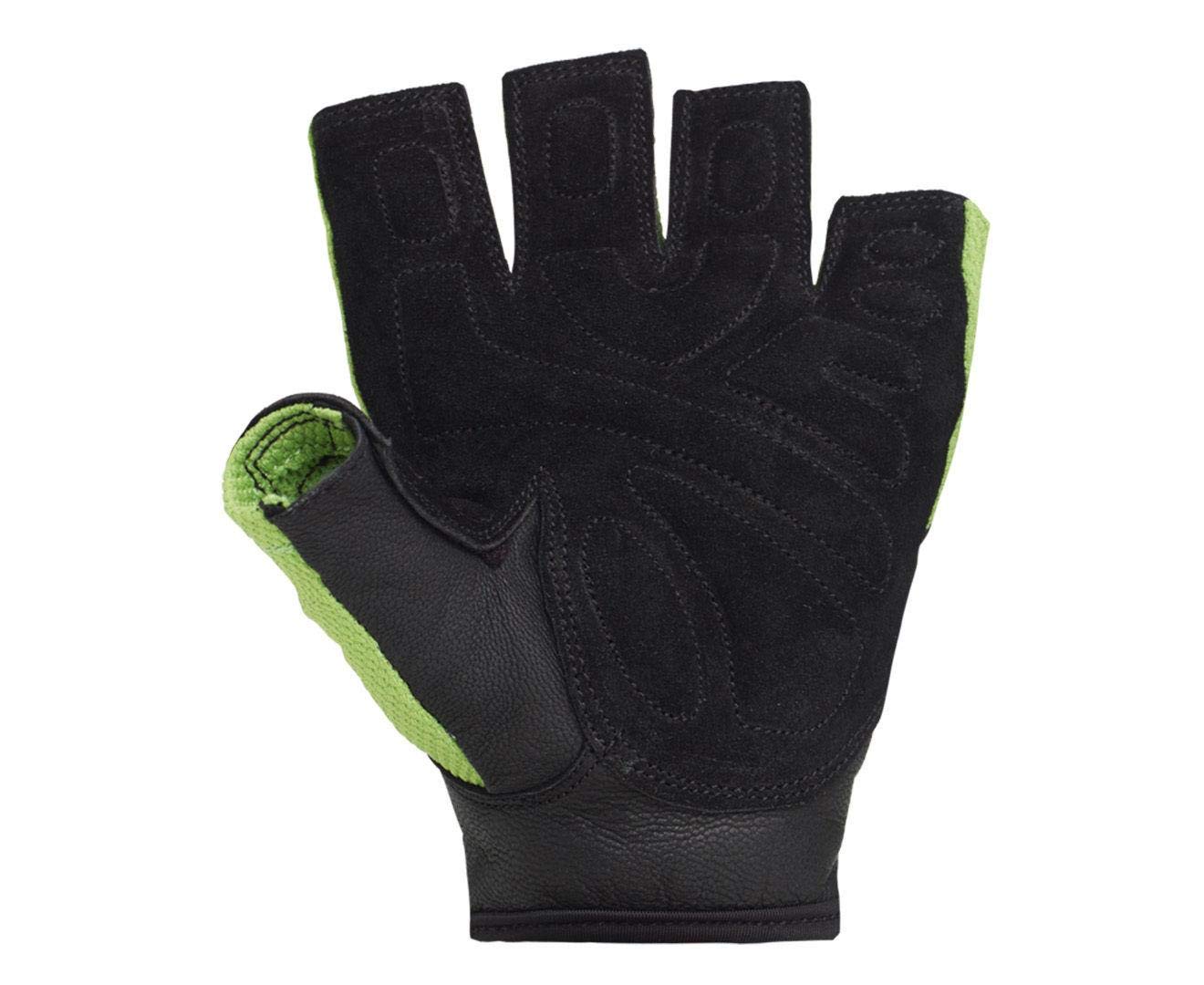 Sting Training Glove Black Green Front Side View