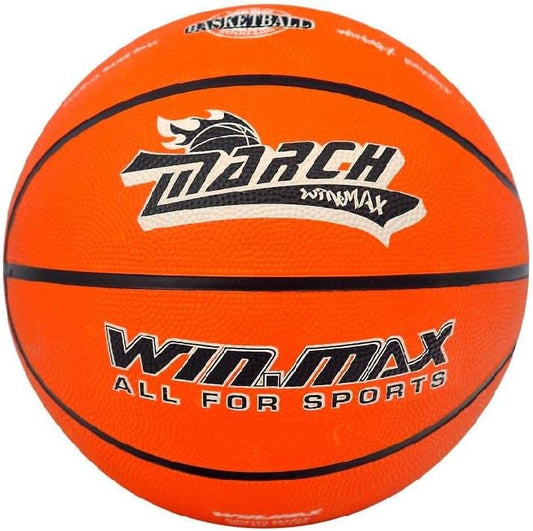 Winmax Basketball Orange With Black white Design Front View