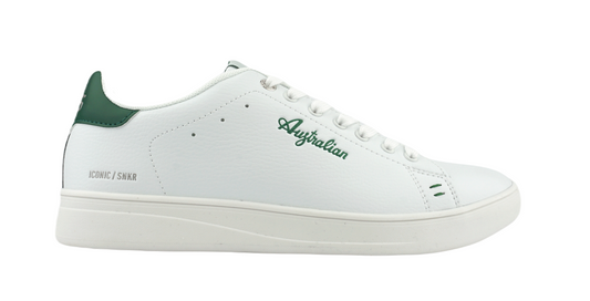 Australian Iconic White Green Side View