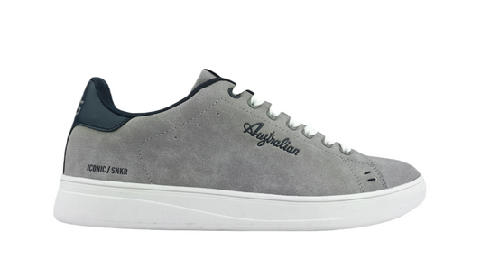 Australian Iconic Grey Navy Side View
