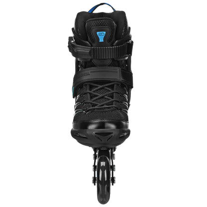 Roller Derby Inline Skate Black and Blue Front Side