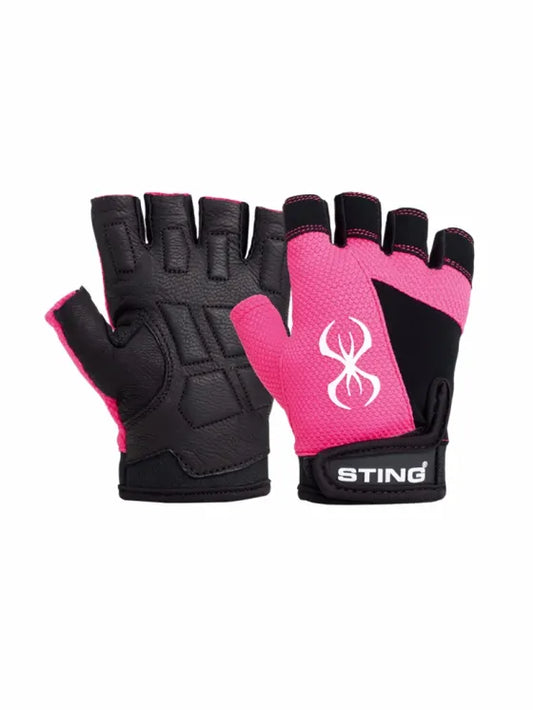 Winmax VX1 Vixen Exercise Training Glove Pink Front and Back View