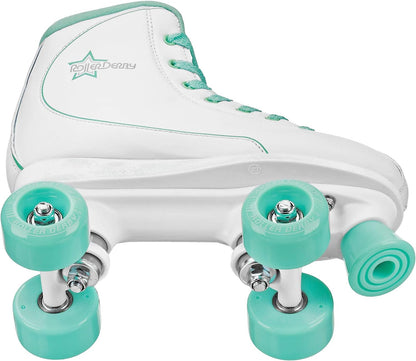 Roller Derby Quard Skate White and Green Lower Side