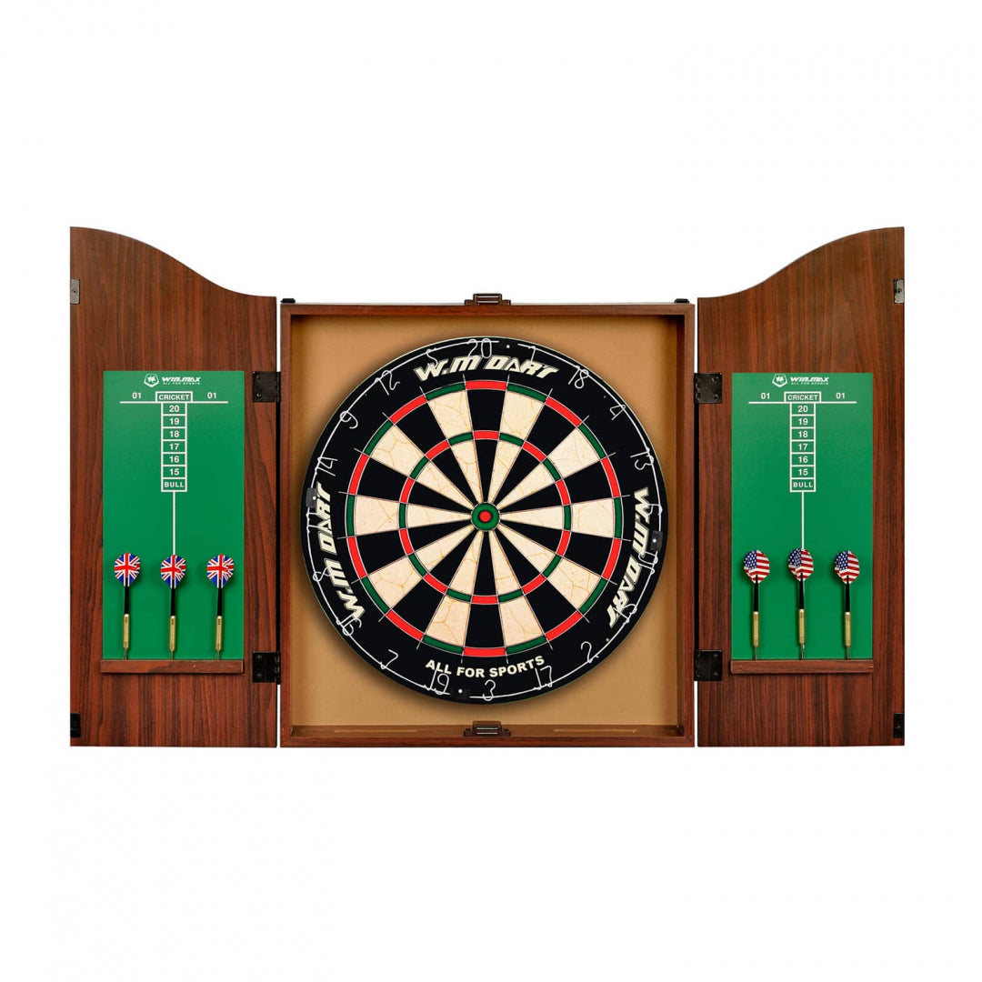 Winmax Cabinet Dartboard Set Inner View