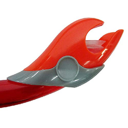 Winmax Diving Snorkel Red Top Side view