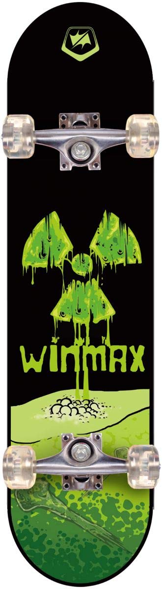 Winmax Skateboard Green Back Side View