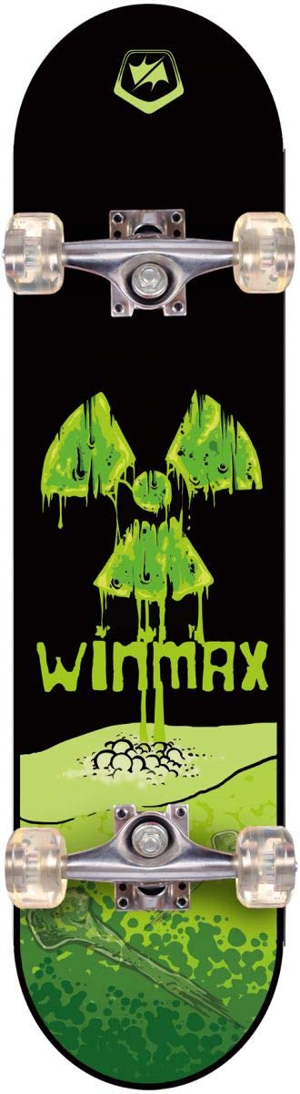 Winmax Skateboard Green Back Side View