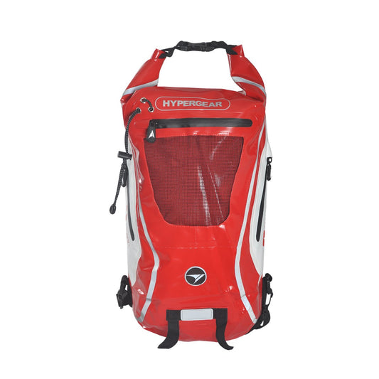 Hypergear Dry Backpack Red Front Side View