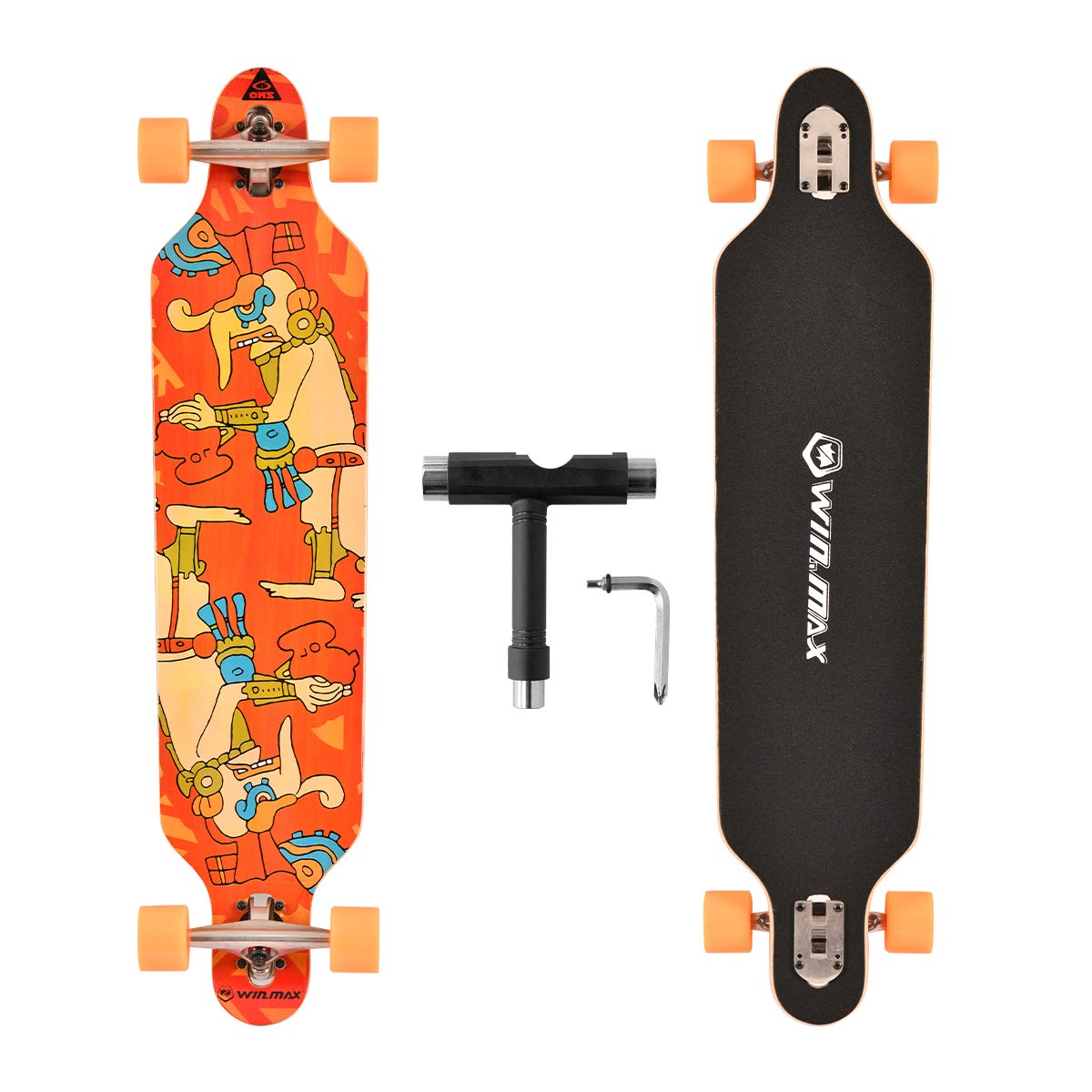 Winmax Longboard-Skateboard (WME76749)